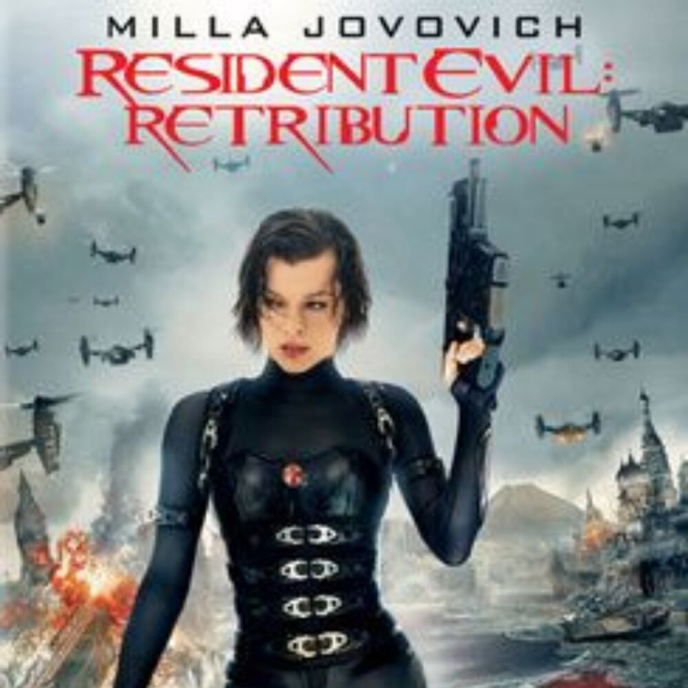 Resident Evil Retribution DVD Milla Jovovich R Rated Action Horror Thriller 2012